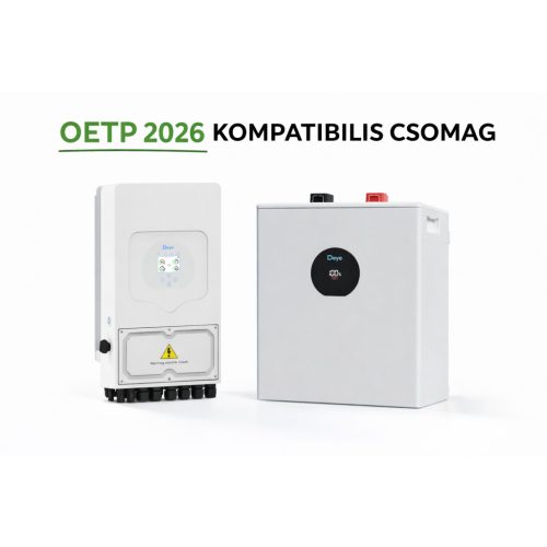 1Fázisú DEYE inverter - DEYE LiFePo akku napelem nelkul