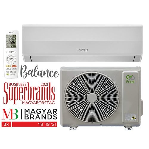   POLAR BALANCE SO1H0025SDB/SIEH0025SDB OLDALFALI SPLIT KLÍMA 2,5KW