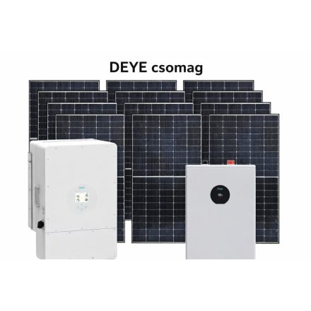 DEYE inverter - DEYE LiFePo akku 14db napelemmel
