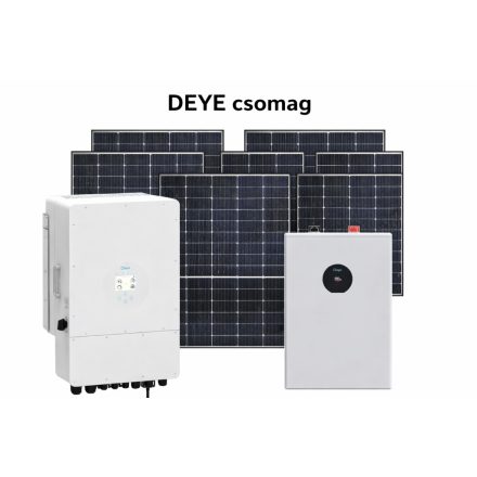 DEYE inverter - DEYE LiFePo akku 7db napelemmel