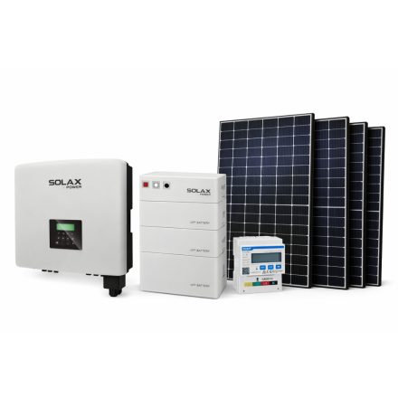  SOLAX inverter - SOLAX LiFePo akku 14db napelemmel